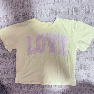 Yellow Love shirt